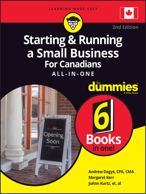 Title details for Starting & Running a Small Business For Canadians All-in-One For Dummies by Andrew Dagys - Wait list
